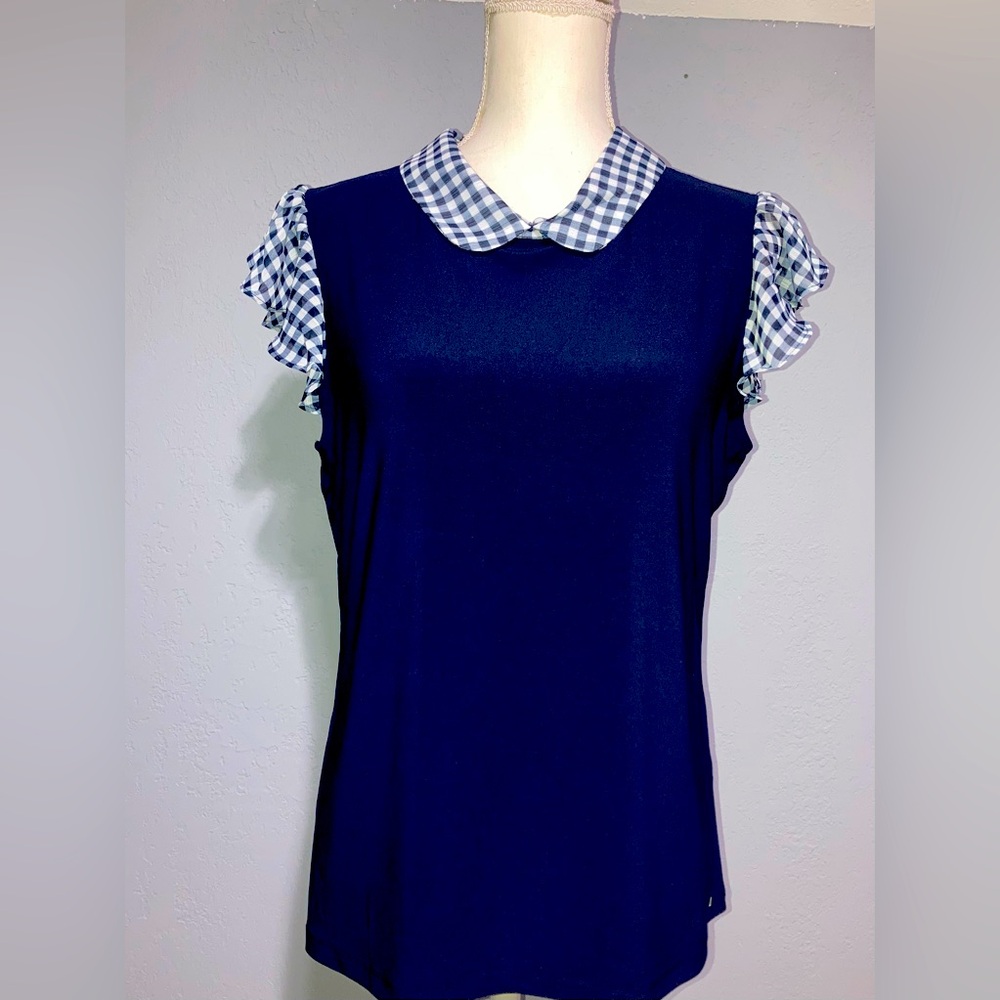 TOMMY HILFIGER Round Collared Blouse